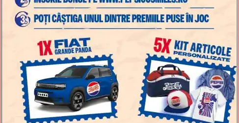 Concurs Pepsi Câștigî Fiat Grande Panda
