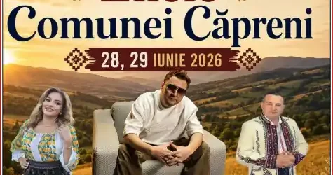Zilele Comunei Căpreni 2026 program artistic