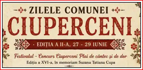 Zilele Comunei Ciuperceni 2026 program artistic