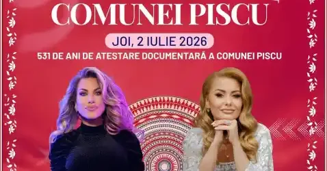 Zilele Comunei Piscu 2026 program spectacole concerte