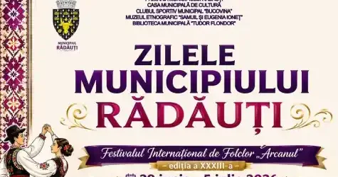 Zilele Municipiului Rădăuți 2026 program artistic