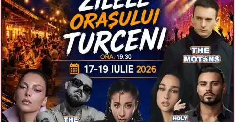 Zilele Orașului Turceni 2026 lineup artiști