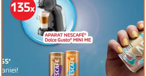 câștigă espressoare cu capsule Krups Nescafé Dolce Gusto Mini Me KP123810