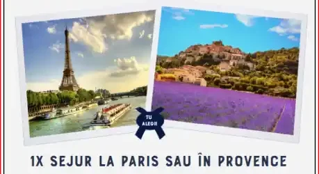 câștiga o vacanță romantică în Franța, seturi elegante Maison de Paris sau cine gourmet