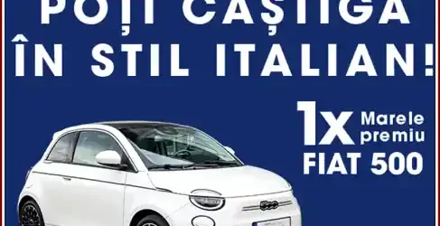 câștigători mașină Fiat 500 La Prima Bianco concurs peroni