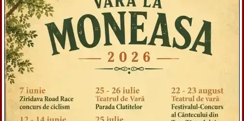 toate evenimentele din acesta vara din Stațiunea Moneasa