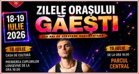 Zilele Orașului Găești 2026 lineup