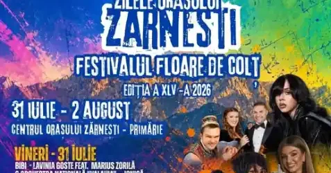 Zilele Orașului Zărnești 2026 Festivalul Floare de Colț