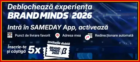 castiga invitații duble la Brand Minds 2026