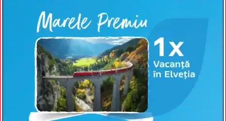 Câștigă vacanță de vis în Elveția – în valoare de 12.600 lei