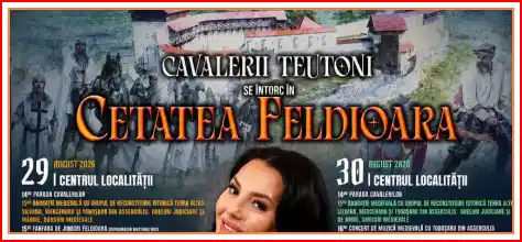 Festivalul Cavalerii Teutoni se întorc în Cetatea Feldioara 2026
