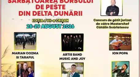 Sărbătoarea Borșului de Pește din Delta Dunării –Crișan 2026