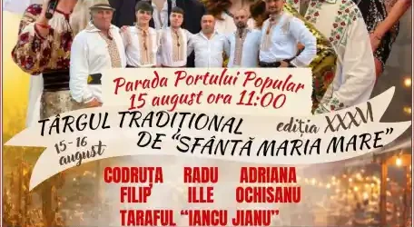 Târgul de Sfânta Maria Mare Vălenii de Munte 2026