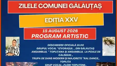 Zilele Comunei Gălăuțaș 2026