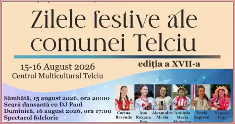 Zilele festive ale comunei Telciu 2026