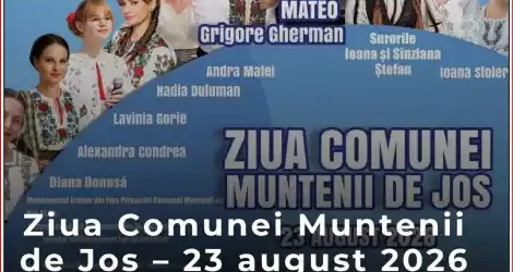 Ziua Comunei Muntenii de Jos 2026