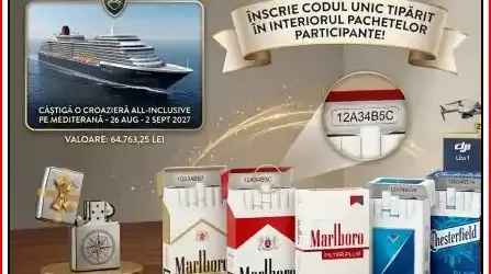 coduri concurs marlboro 2026 croaziera mediterana
