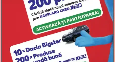 concurs kaufland 2026 câștigă Dacia Bigster Extreme Hybrid