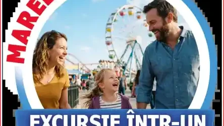 o vacanță cu familia într-un parc de distracții din Europa