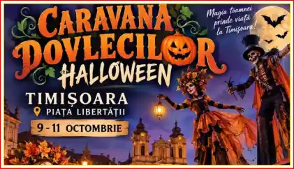 Halloween Timișoara 2026, Caravana Dovlecilor, Piața Libertăți