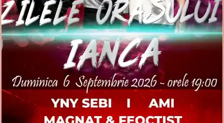 program zilele orașului ianca 2026