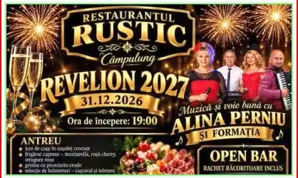 Revelion 2027 la Restaurant Rustic Câmpulung