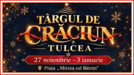 Târgul de Crăciun Tulcea 2026 locație înscriere