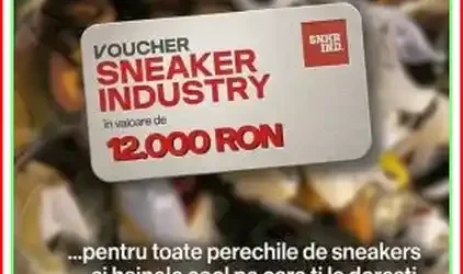 pliculetul velo castiga voucher Sneaker Industry 12.000 lei